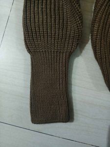 🤎 Cozy Brown Ribbed Cardigan