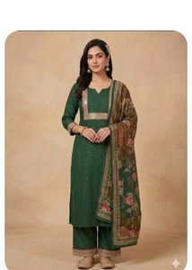 Embroidered Green Kurta size ( Xl )