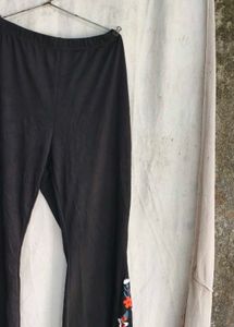 Embroidered Flare Pants