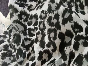 Chic Leopard Print Sheer Sleeve Top