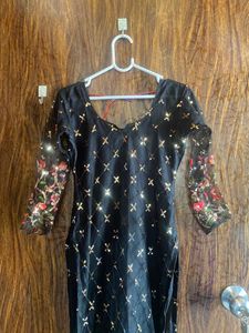 SEQUIN NET DESIGN KURTI FOR GIRLS