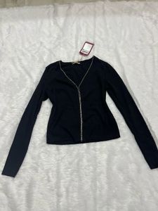 Black Embellished Top💓