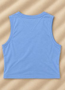 Tommy Hilfiger Blue Crop Tank Top