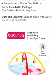 Last Price Today Babyhug Play Gym