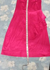 Stunning Strapless Pink Party Dress