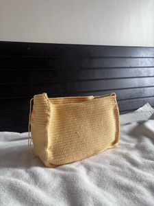 Handmade Yellow Crochet Shoulder Bag / Handbag