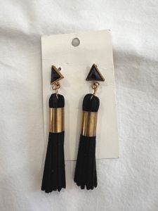 Sparkly Oval Dangle Earrings (2 pieces)