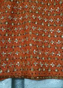 Elegant Orange &amp; Gold Indian Outfit for Kids