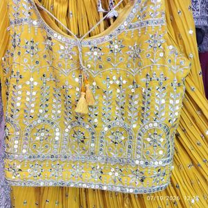 Stunning Yellow Lehenga Choli