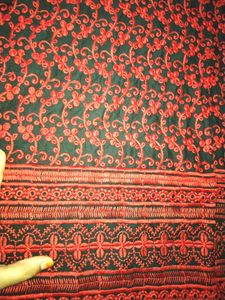 Black &amp; Red Embroidered Full Kurta❤️