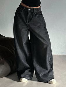 Brand new Stylish Wide-Legged Black Denim Jeans