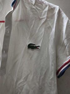 Lacoste White Polo Shirt