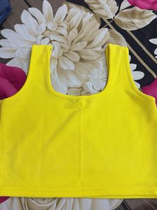 Bright Yellow Tank Top