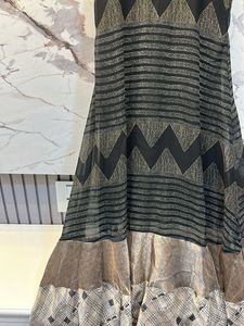 Full Flare Pure Cotton Gown Dress Bust- 36