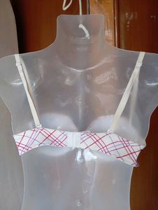 Plaid Strapless Bra