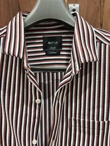 Men's Striped Short Sleeve Shirt