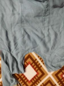 Grey kurta palazzo dupatta set