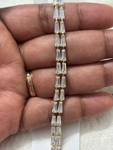 Elegant Crystal & Gold Bracelet