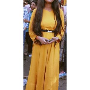 Mustard Yellow Maxi Dress