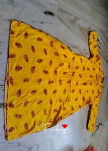 🌼😊2 Yellow Kurta combo