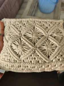 Handmade Macrame Clutch