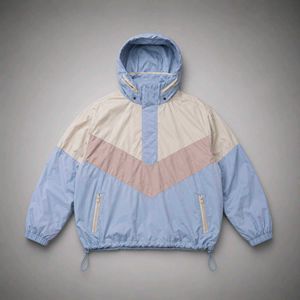 Color Block Windbreaker Jacket