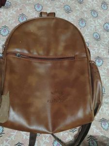 ruf and tuf Stylish Faux Leather Backpack
