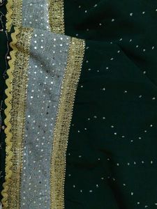 Emerald Green Saree