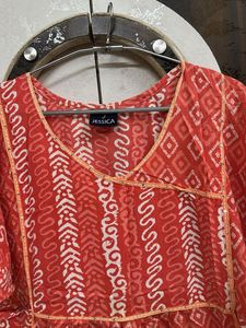 Boho Orange Maxi Dress