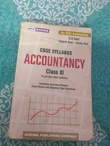 CBSE Accountancy Class XI Textbook