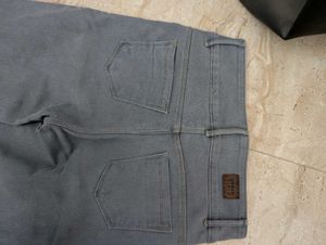 Gray Wide Leg Jeans