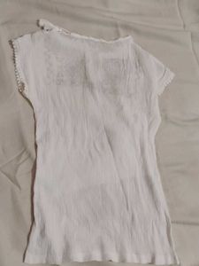 Embroidered White Top(UNUSED)