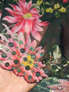 Black Embellished Kurta Set