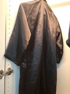Satin Short Robe - Classic Elegance
