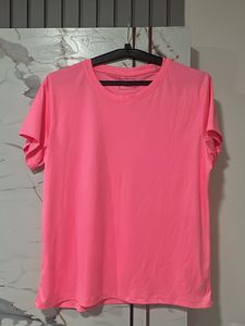 Bright Pink Athletic T-Shirt, Bust- 36/34 XL
