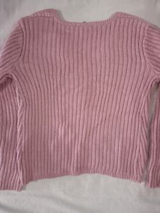 Very Stylish Pink Sweater Top..
