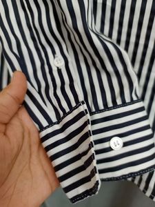 H&amp;M Black &amp; White Formal Shirt For Women's