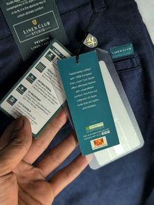 Linen Club Men's Navy Chino Shorts 32 size