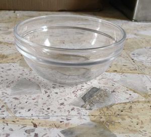 Clear Glass Serving Bowl
