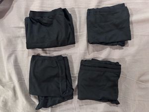 Black High-Waisted Underwear - Pack of 4