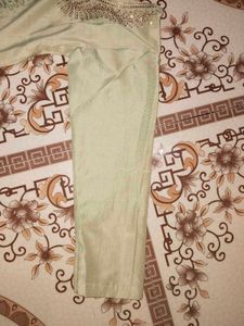 Beigh colour stone Elegant Kurta Set