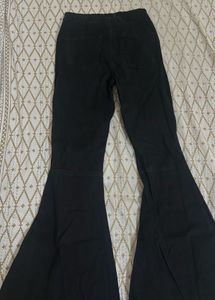 Forever 21 Flared Black Corduroy Pants
