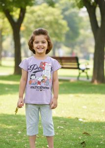 4-6 year Girls' Frendz Peanuts Pajama Set