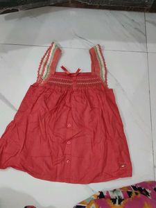 Charming pink Smocked Blouse