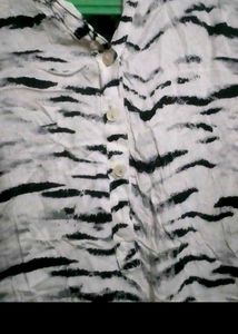 Tiger Print Kurta