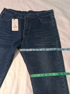 New Dark Blue Denim Jeans