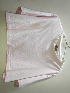 Soft Pink crop T-Shirt