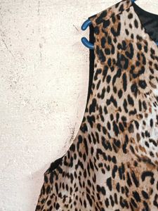 oversized Fashion Top Sleeveless Multicolored