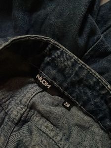 Unique Blue Denim Cargo Pants