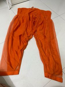 Orange &amp; Cream Ethnic Kurta Set